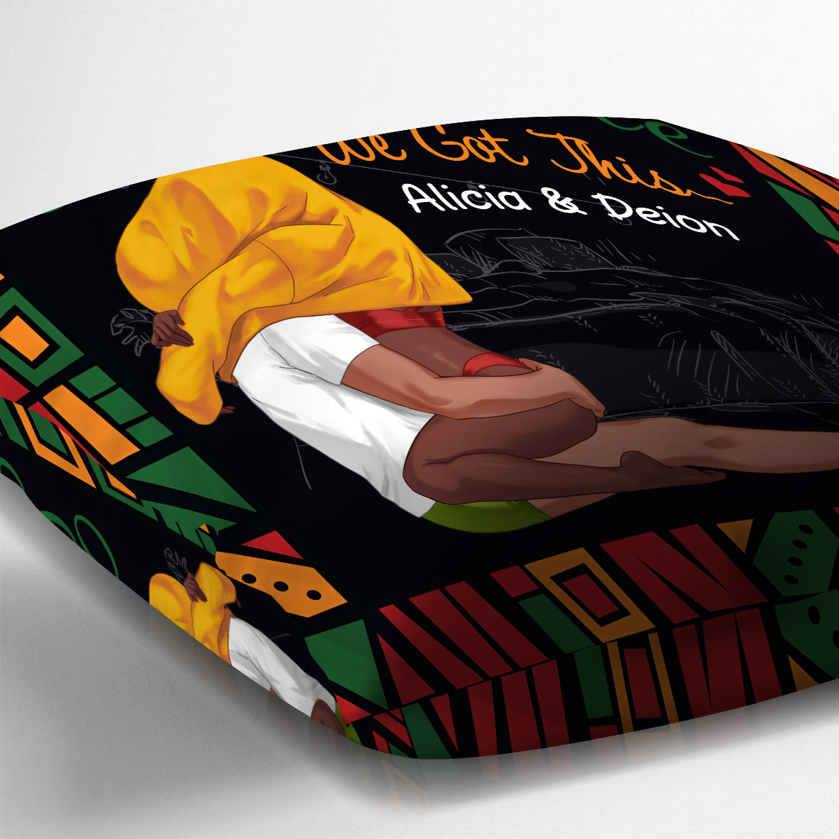 We Got This - Personalized Couple Throw Pillow