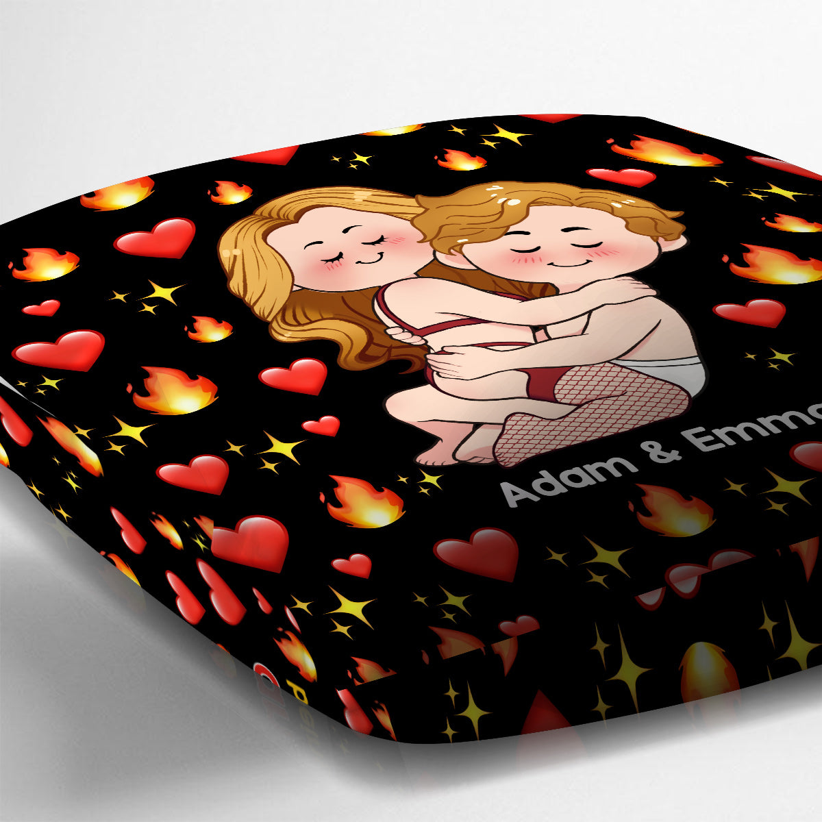 Thanks For Being So HOT - Personalized Couple Throw Pillow