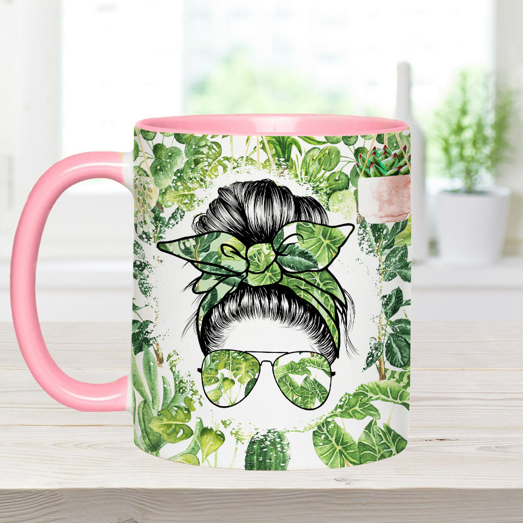 I'm A Plantaholic With Any Name - Personalized Gardening Accent Mug