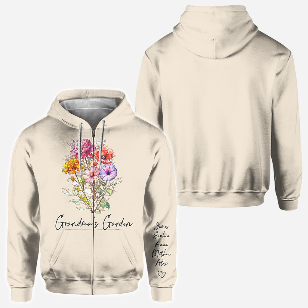 Grandma's Garden - Personalized Grandma All Over Shirt