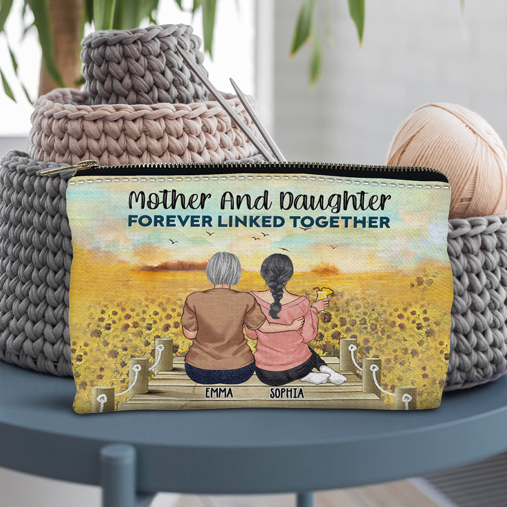 Mother And Daughters - Personalized Mother Pouch