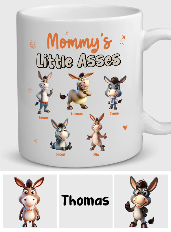 Mom's Grandma's Any Title Little Cuties - Personalized Mother Mug