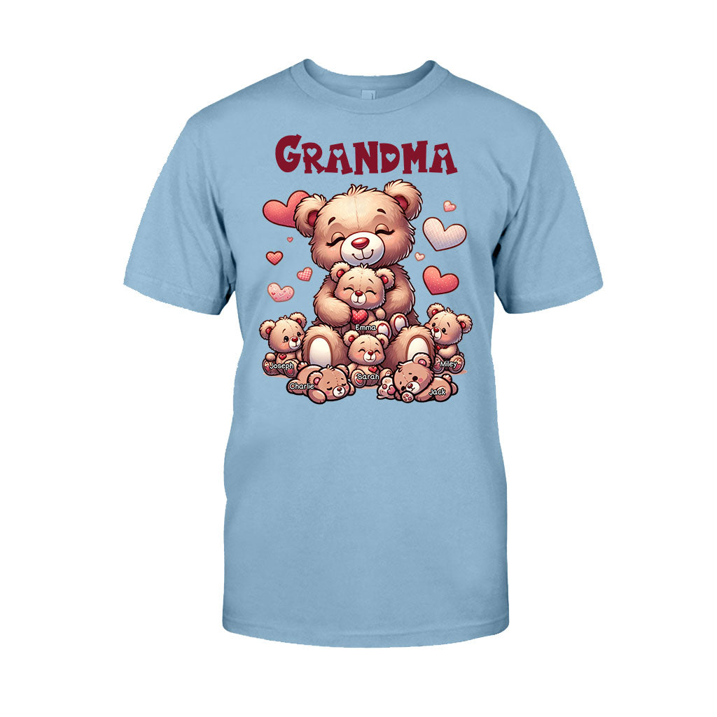 Grandma Bear - Personalized Grandma T-shirt And Hoodie