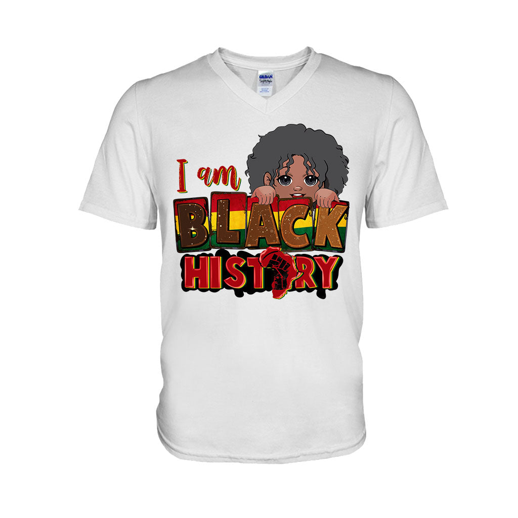 I Am Black History - Personalized African American T-shirt And Hoodie