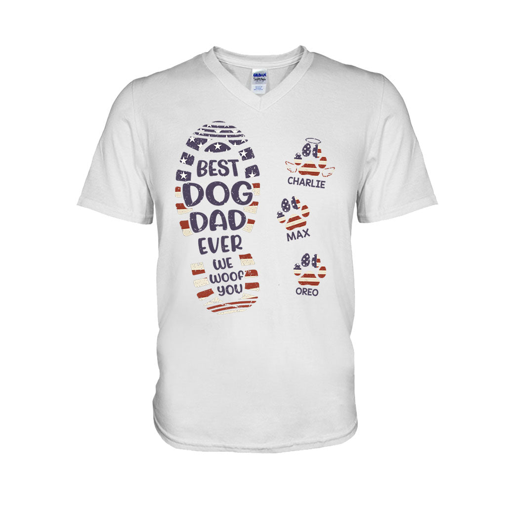 Happy Father's Day To The Best Dog/Cat Dad - Personalized Father T-shirt And Hoodie