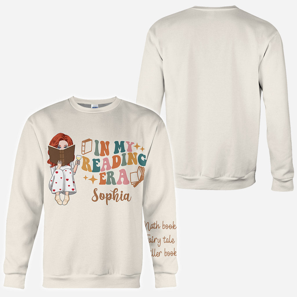 In My Reading Era - Personalized Book All Over Shirt