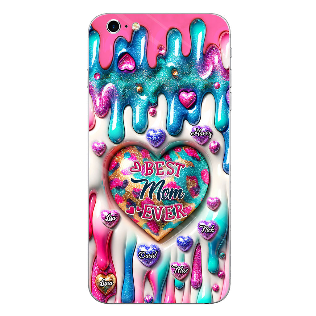 Best Mom Grandma Ever - Personalized Mother Clear Phone Case