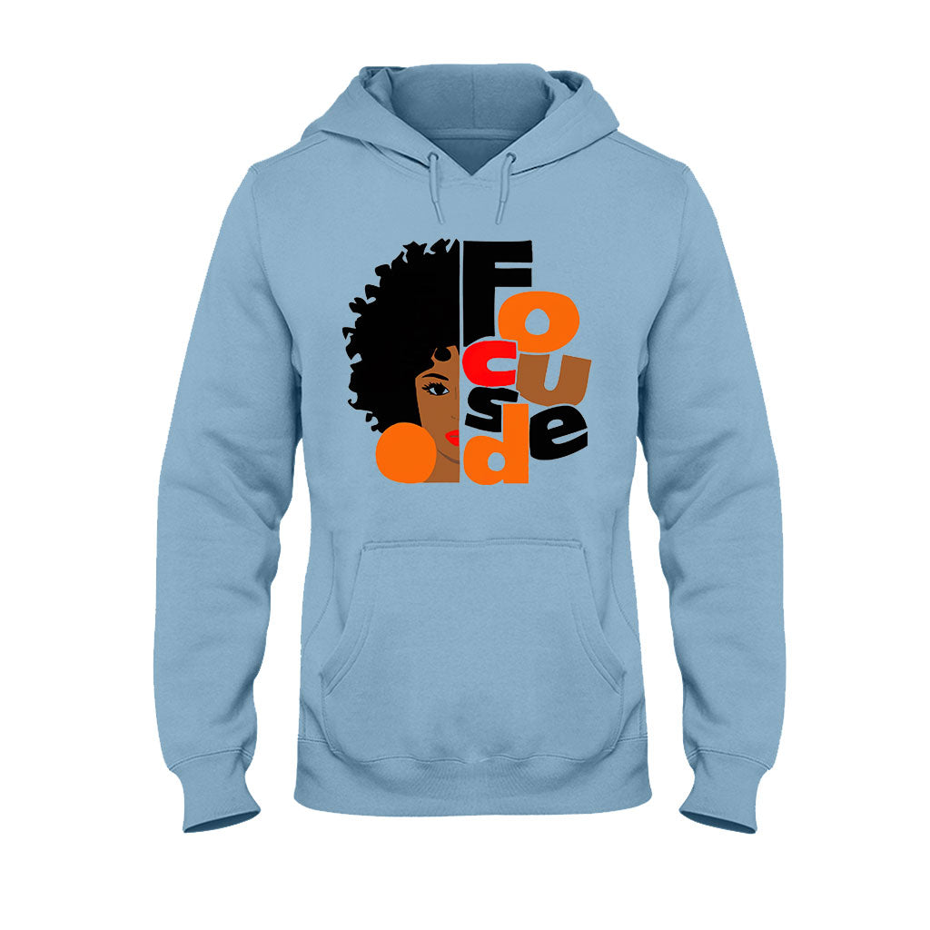 Focused – T-Shirt und Hoodie für Afroamerikaner