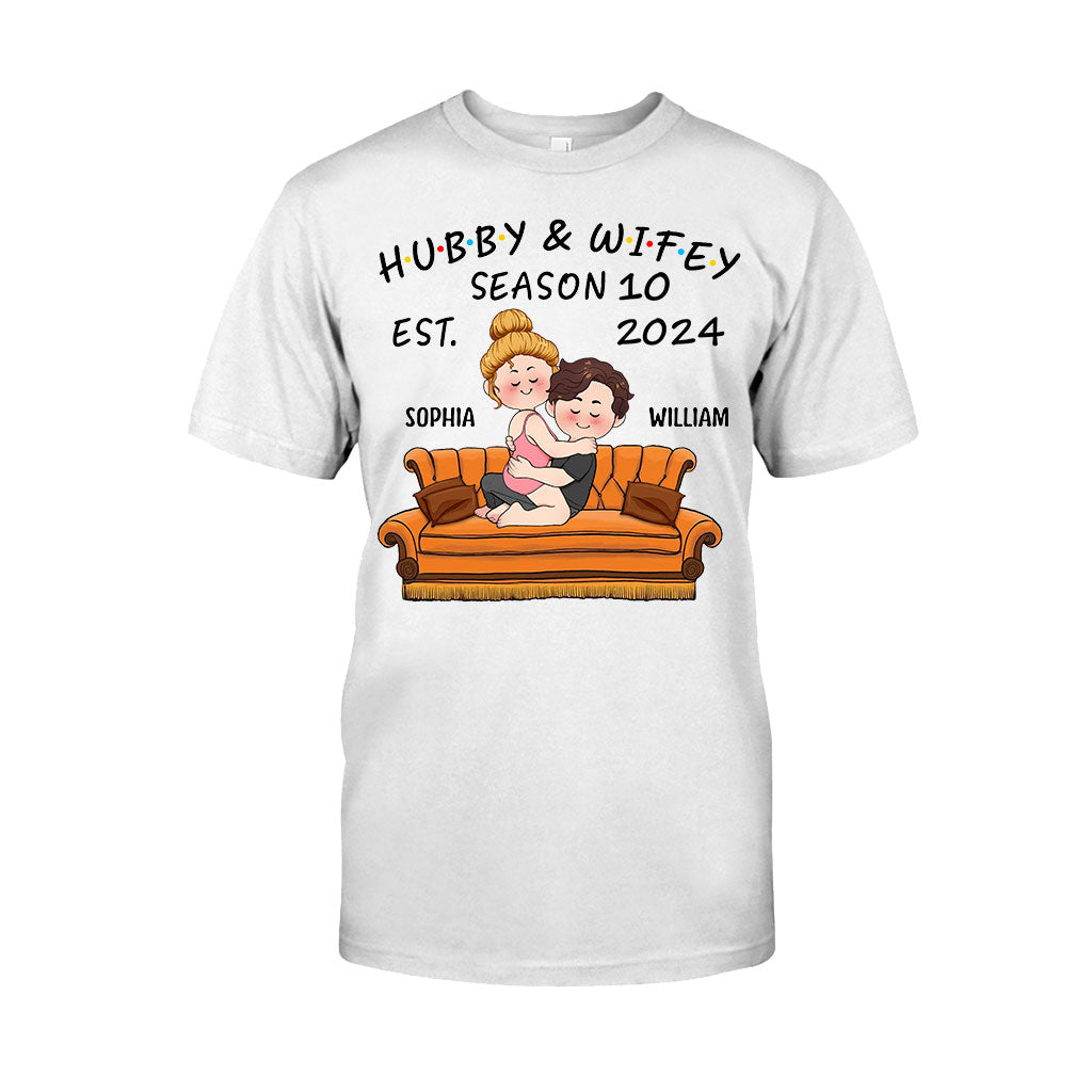 Hubby & Wifey - Personalized Husband And Wife T-shirt And Hoodie