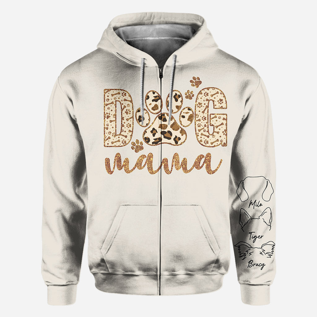 T-shirt personnalisé « Maman Chien » - T-shirt intégral pour chien