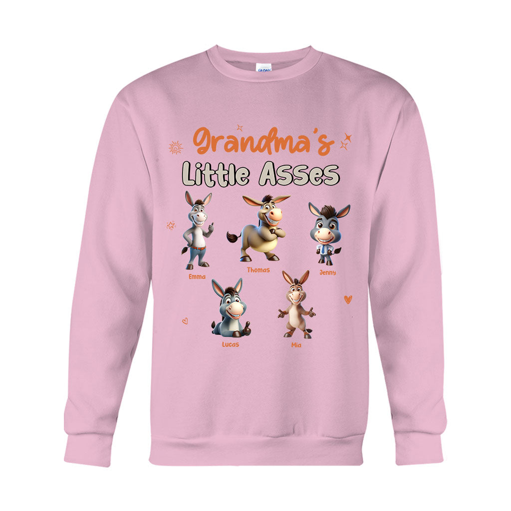 Grandma's Mom's Any Title Little Cuties - Personalized Grandma T-shirt And Hoodie