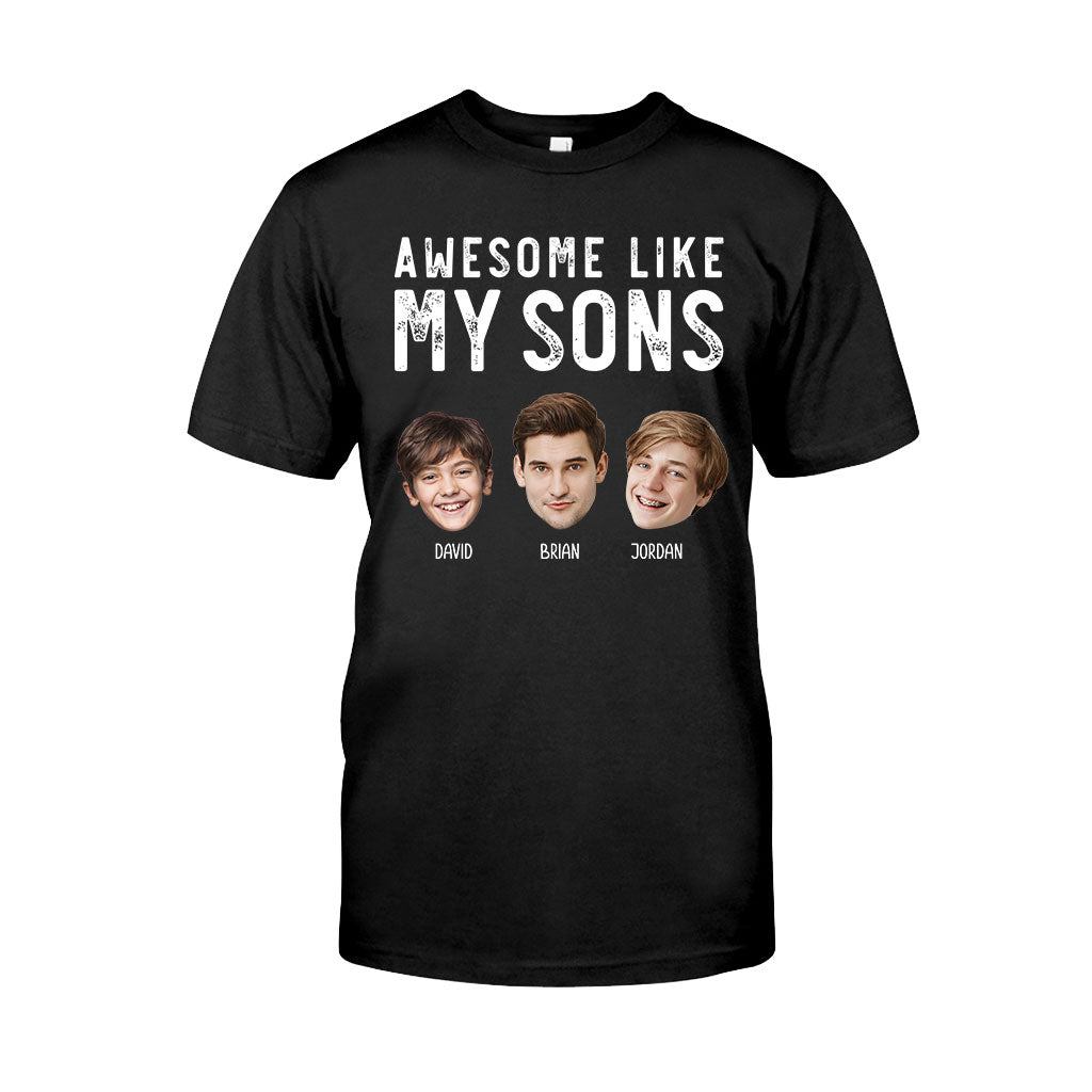 Awesome Like My Children - Personalized Father T-shirt And Hoodie