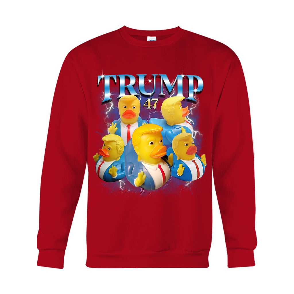 T-shirt et sweat à capuche « Canard rigolo »