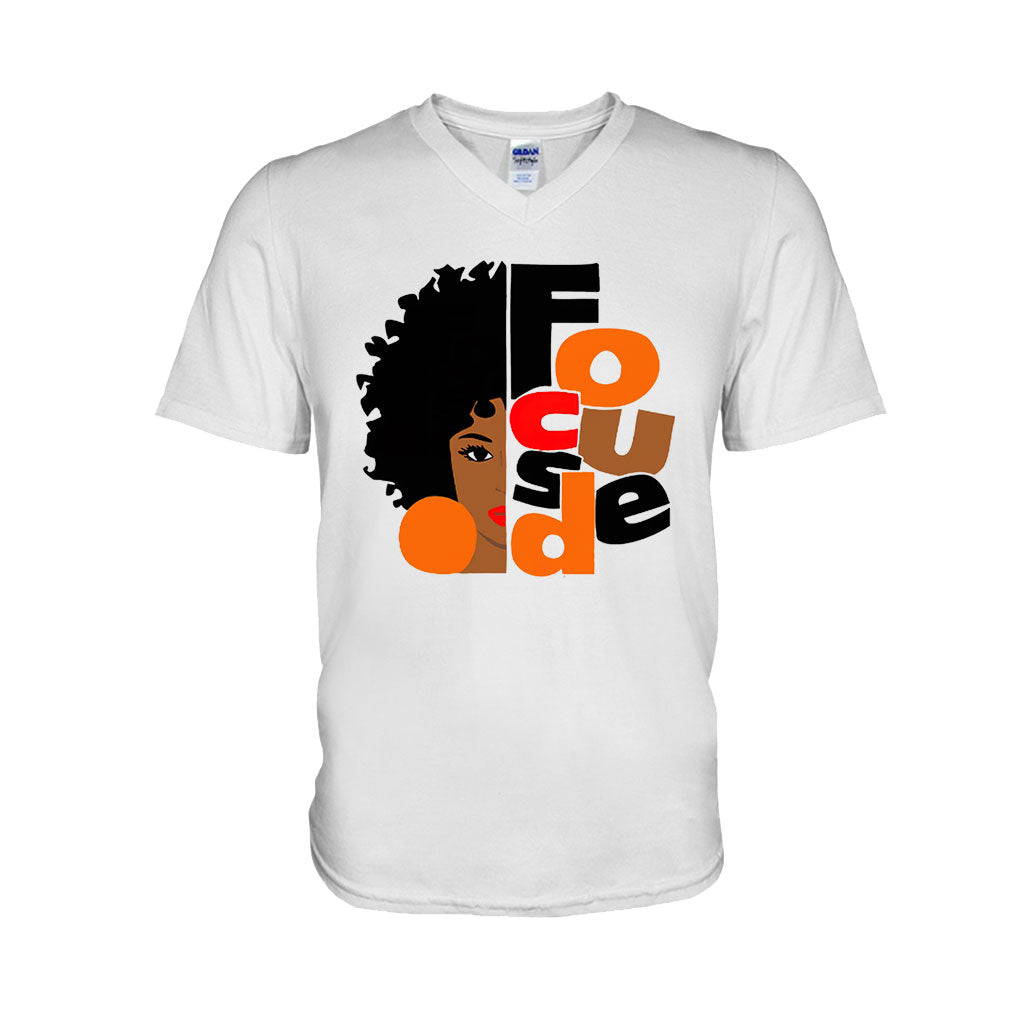 Focused – T-Shirt und Hoodie für Afroamerikaner
