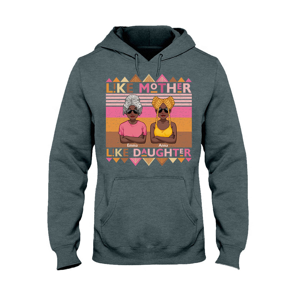 Like Mother Like Daughter - Personalized African American T-shirt And Hoodie