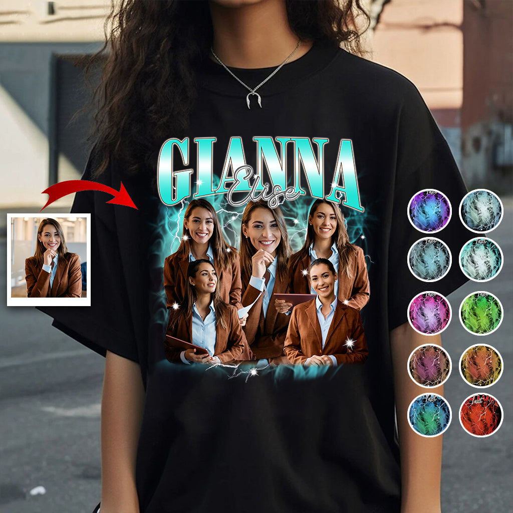 Custom Text And Photos - gift for anyone - Personalized T-shirt And Hoodie