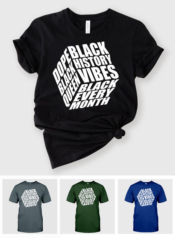 Histoire des Noirs - T-shirt et sweat à capuche personnalisés pour Afro-Américains