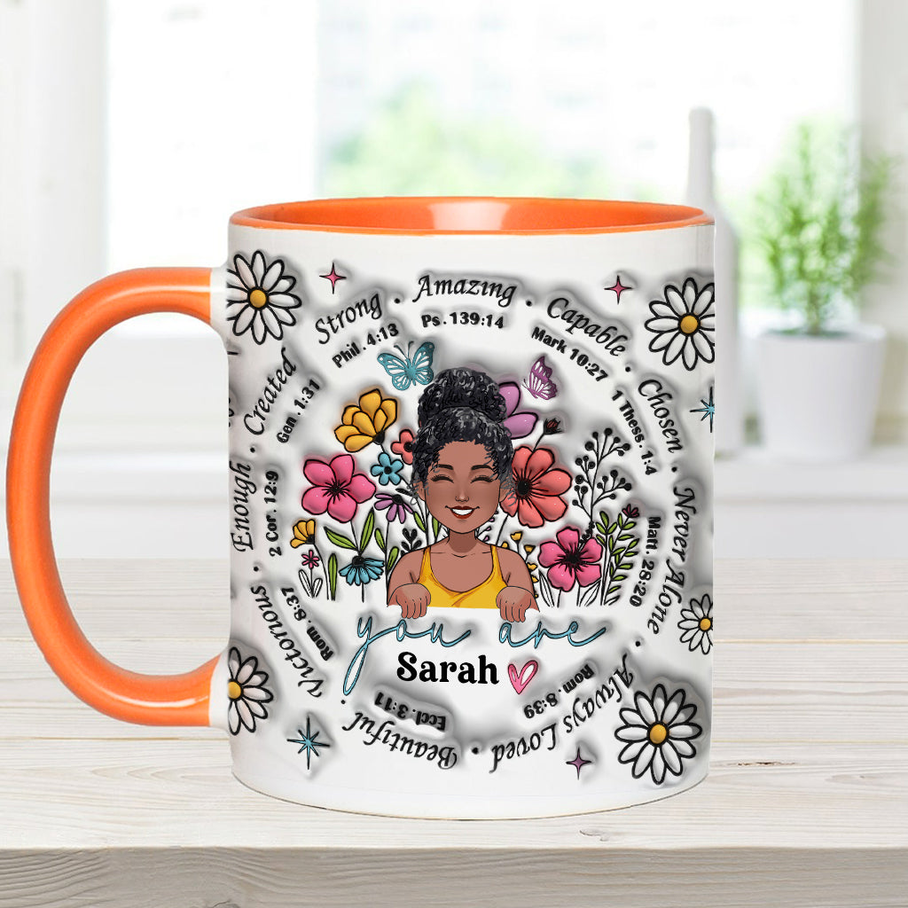 God Says You Are - Personalized African American Accent Mug