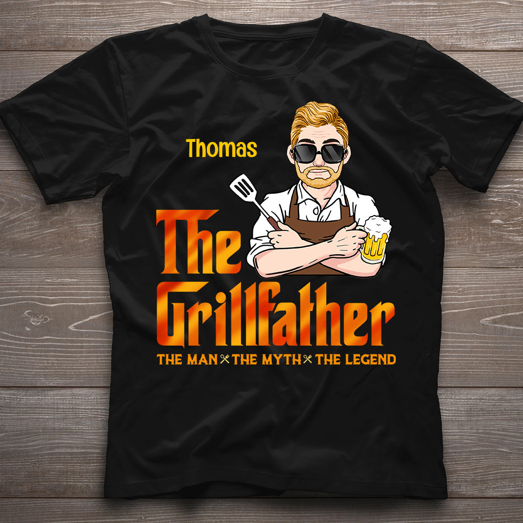 Der Grillvater – Personalisiertes Grill-T-Shirt und Hoodie