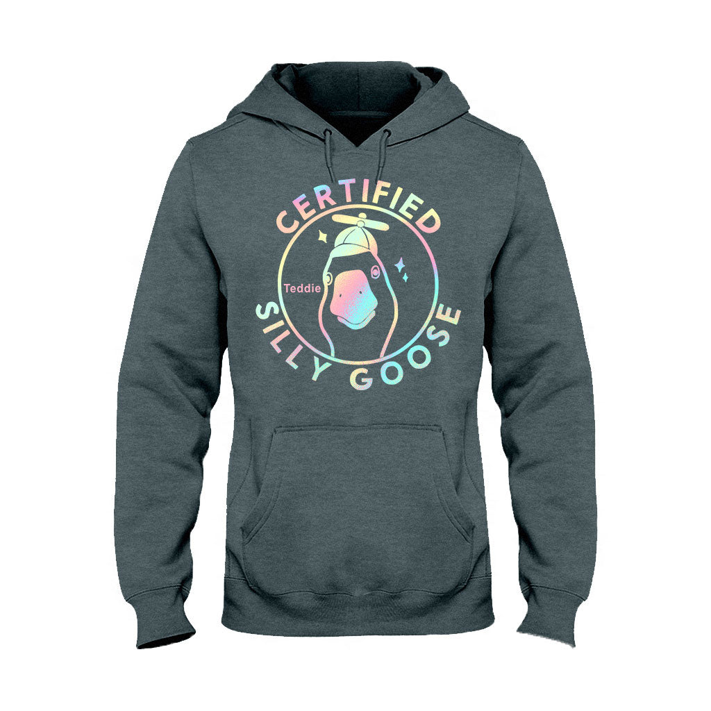 Oie Certifiée Bête - T-shirt et sweat à capuche sarcastiques personnalisés