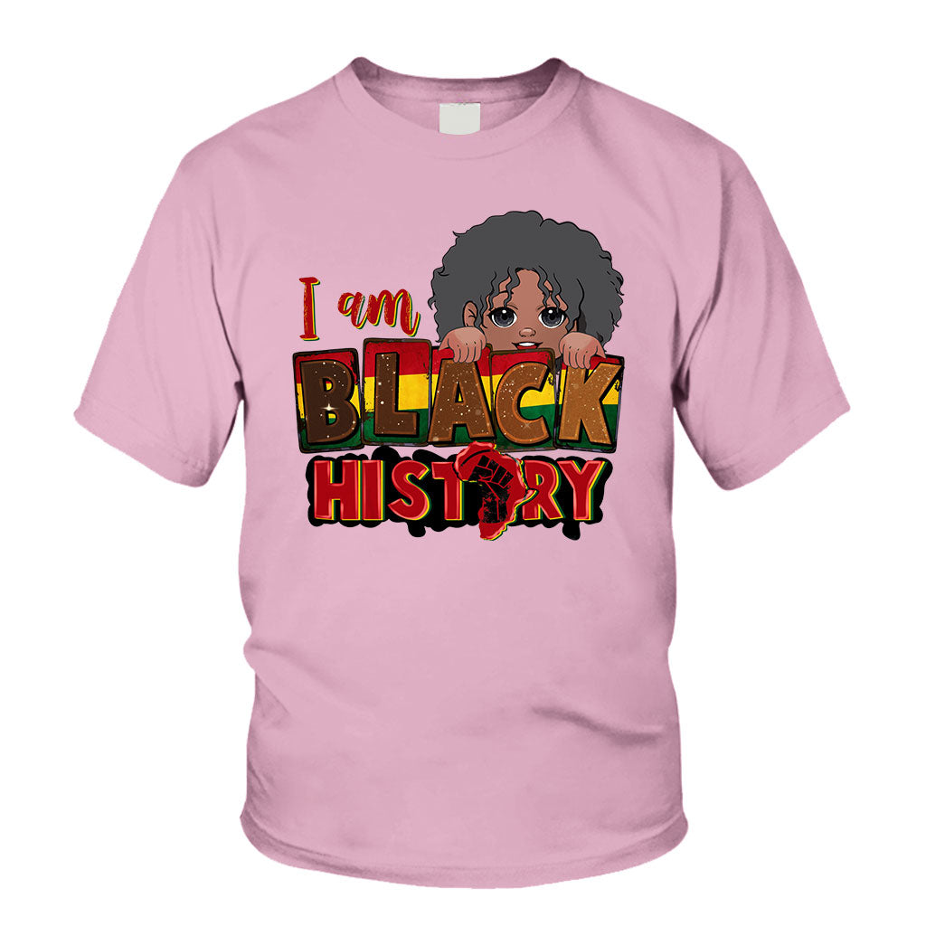 I Am Black History - Personalized African American T-shirt And Hoodie