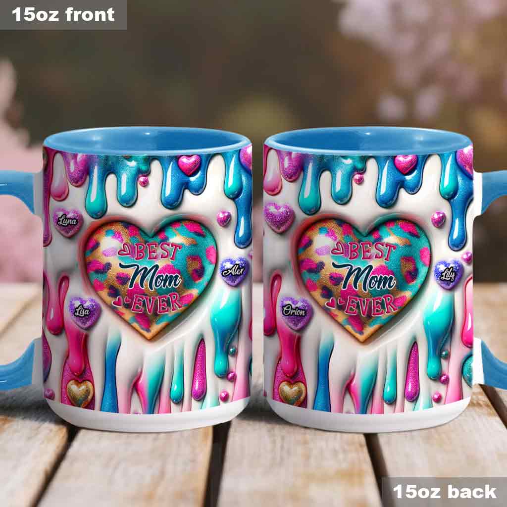 Best Mom Grandma Ever - Personalized Mother Accent Mug