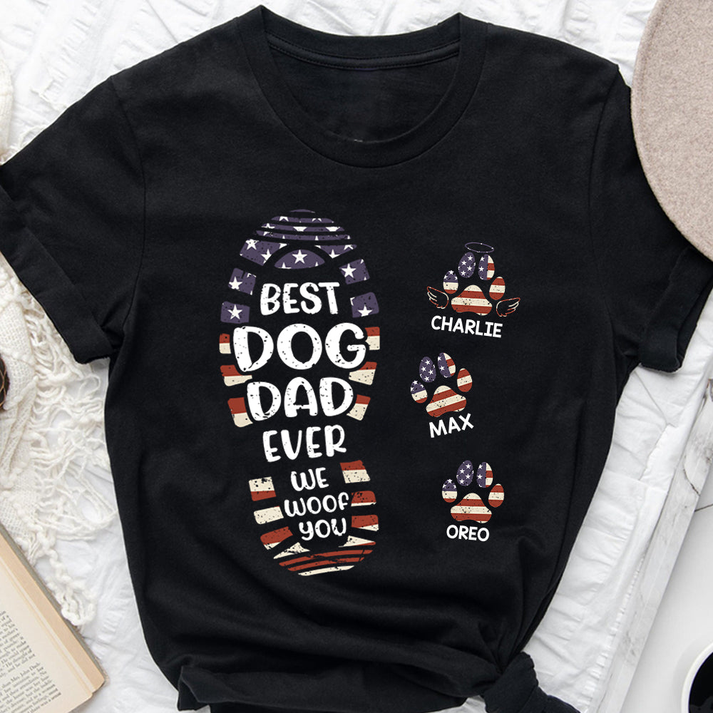 Happy Father's Day To The Best Dog/Cat Dad - Personalized Father T-shirt And Hoodie