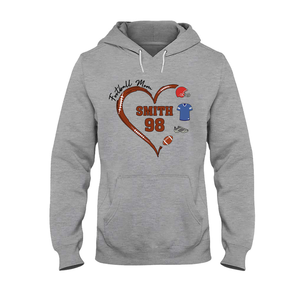 Fußballmama – Personalisiertes Fußball-T-Shirt und Hoodie
