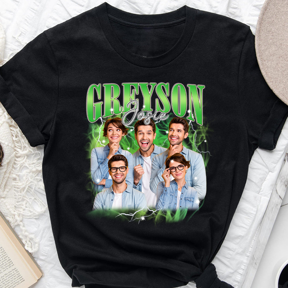 Custom Text And Photos - gift for anyone - Personalized T-shirt And Hoodie