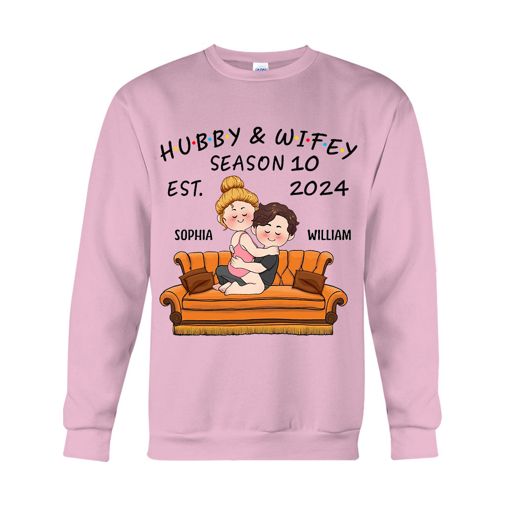 Hubby & Wifey - Personalized Husband And Wife T-shirt And Hoodie