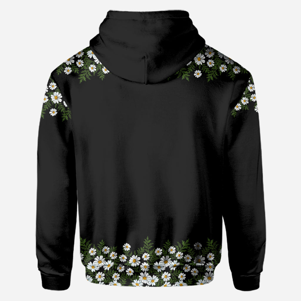 First Mom Now Grandma Bear Daisy - Personalized Grandma All Over Shirt