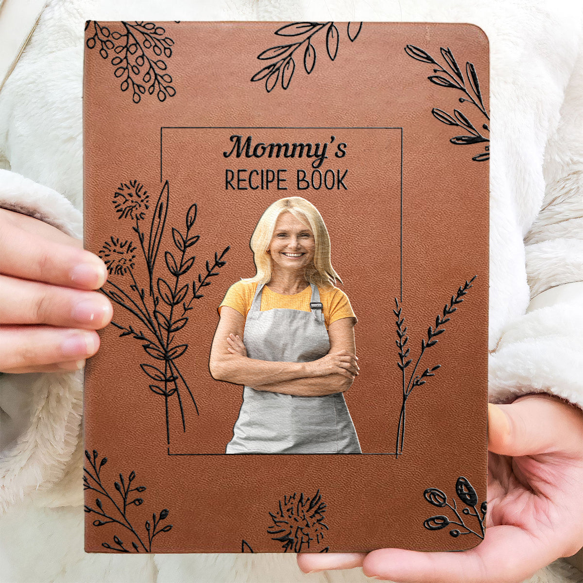 Mom's/ Grandma's/ Alice's... Recipe Book - Personalized Mother Leather Journal