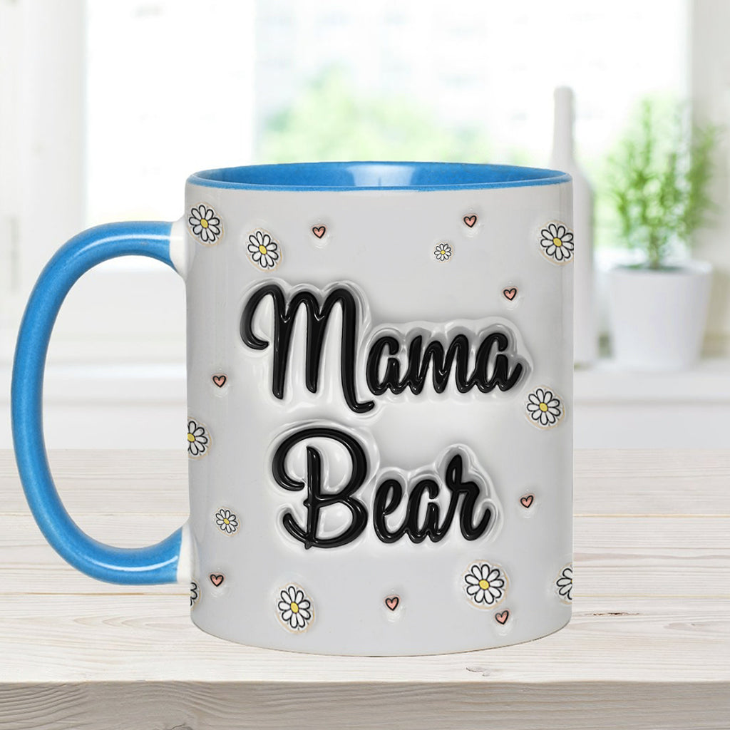 Mama Bear Inflated - Personalized Mother Accent Mug