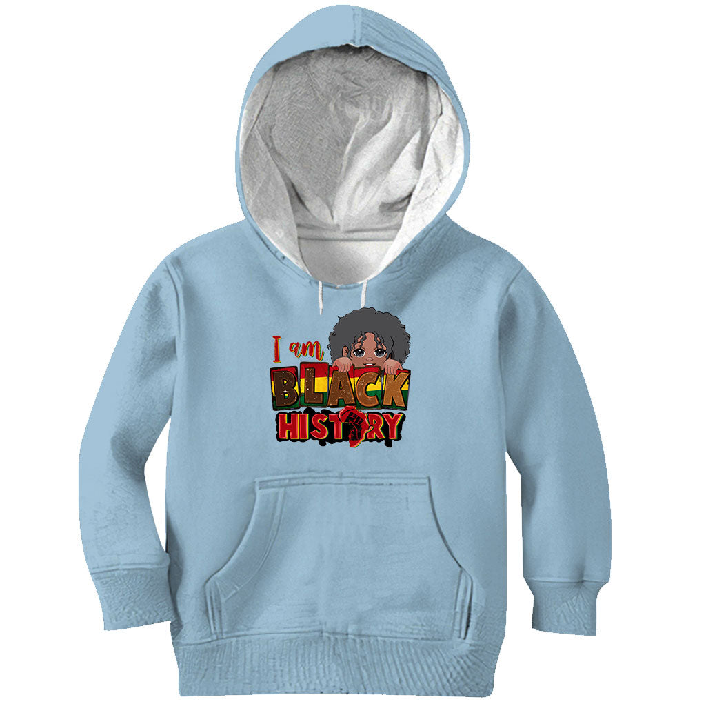 I Am Black History - Personalized African American T-shirt And Hoodie