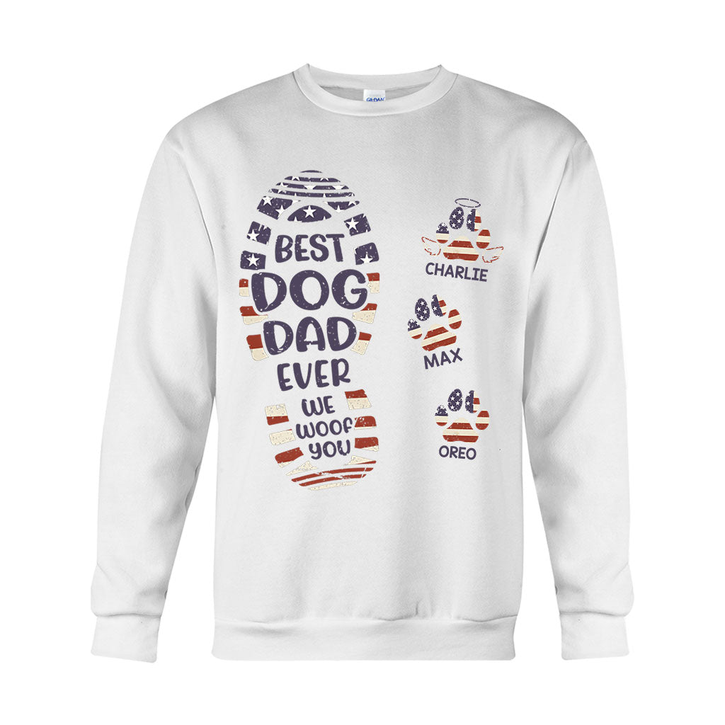 Happy Father's Day To The Best Dog/Cat Dad - Personalized Father T-shirt And Hoodie