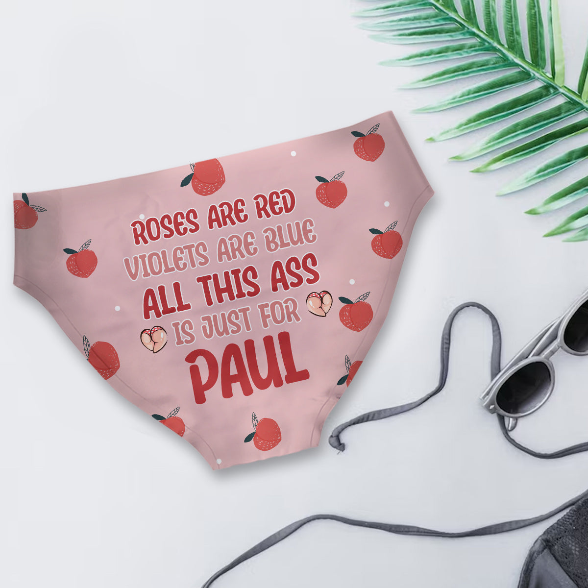 Customized Women's Briefs - Personalized Couple Women's Briefs