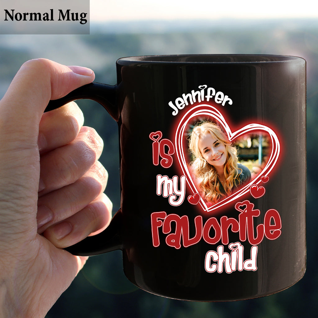 Mom's Favorite Child - Personalized Mother Mug