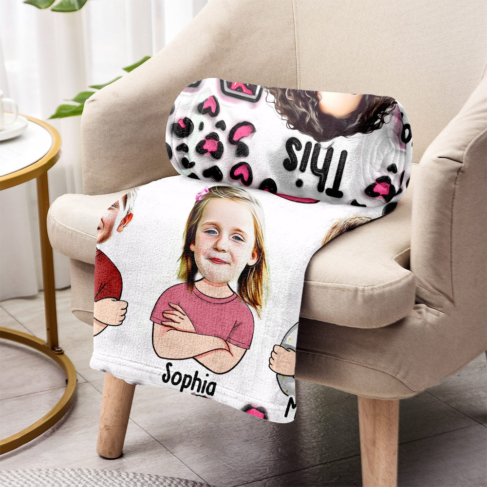 This Mom Belongs To - Personalized Mother Blanket