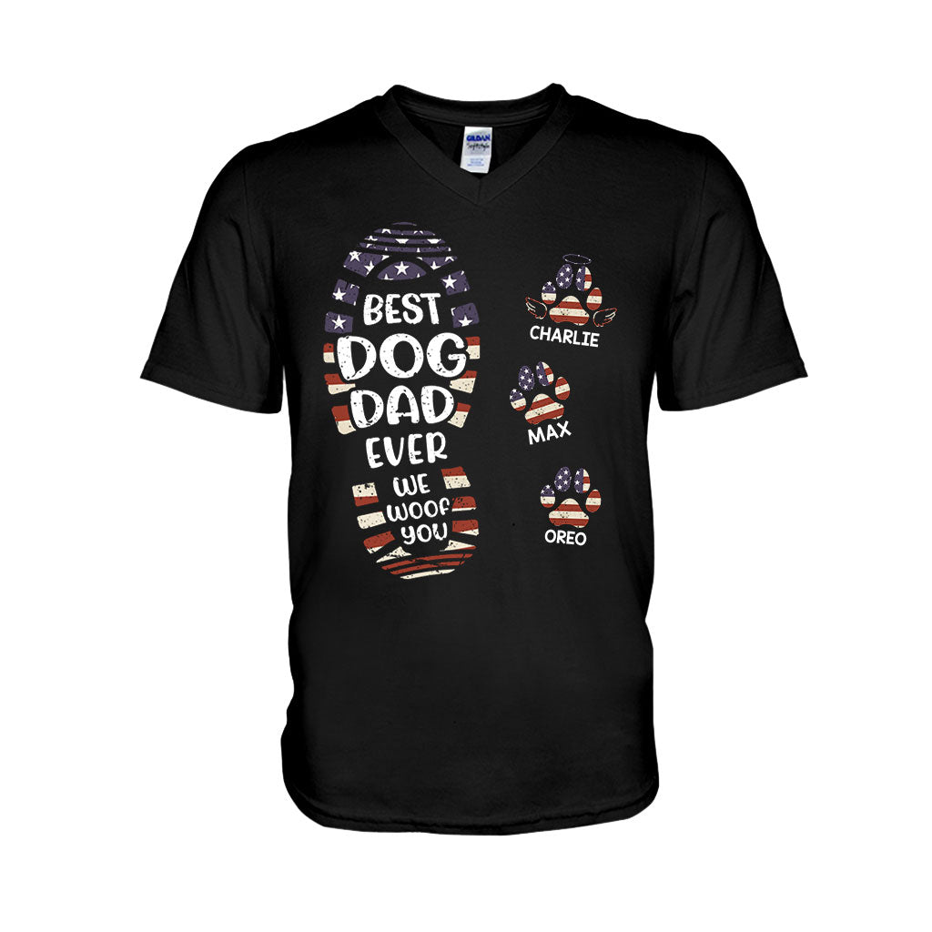 Happy Father's Day To The Best Dog/Cat Dad - Personalized Father T-shirt And Hoodie