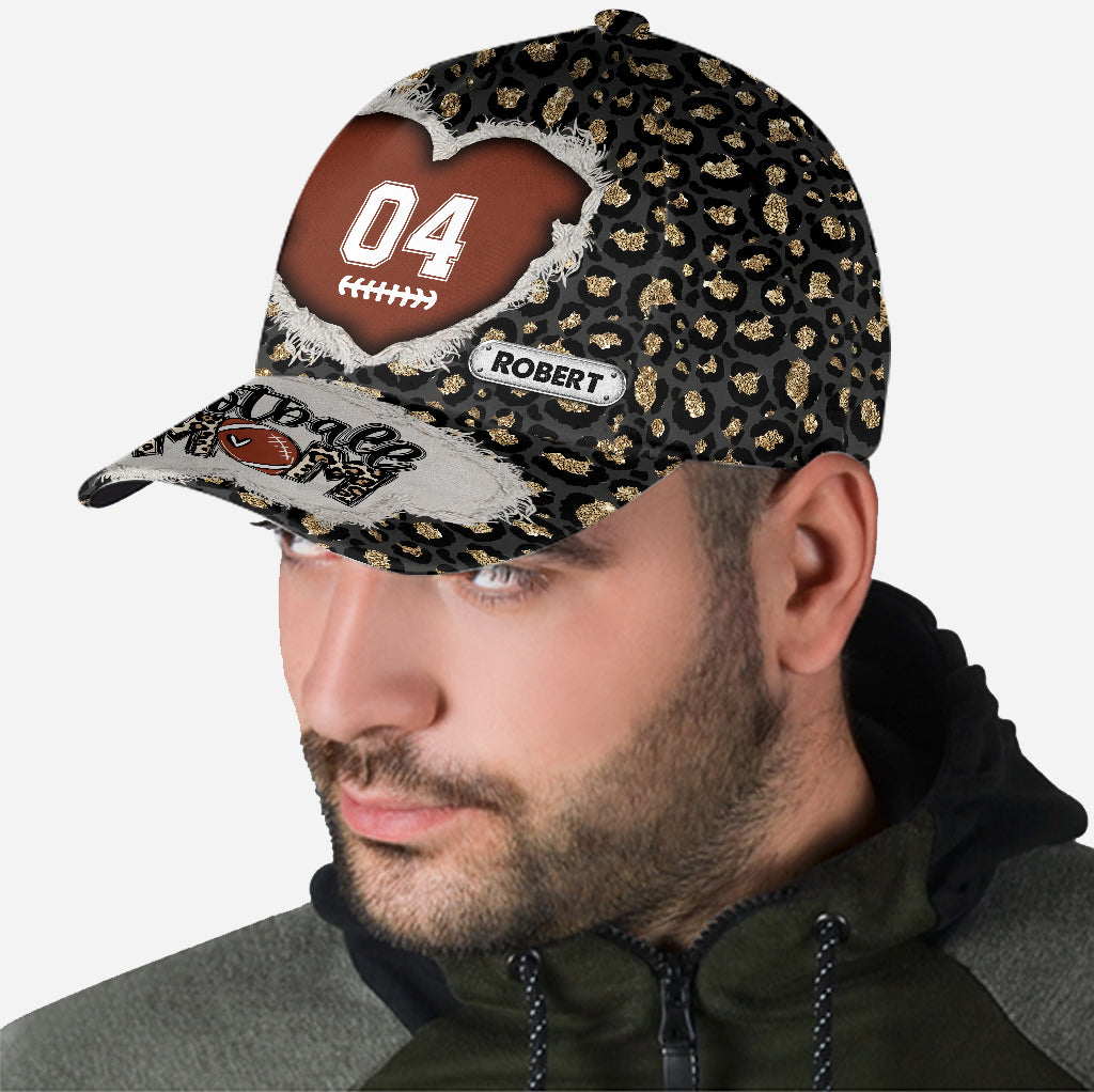 In My Football Mom Era - Personalized Football Classic Cap
