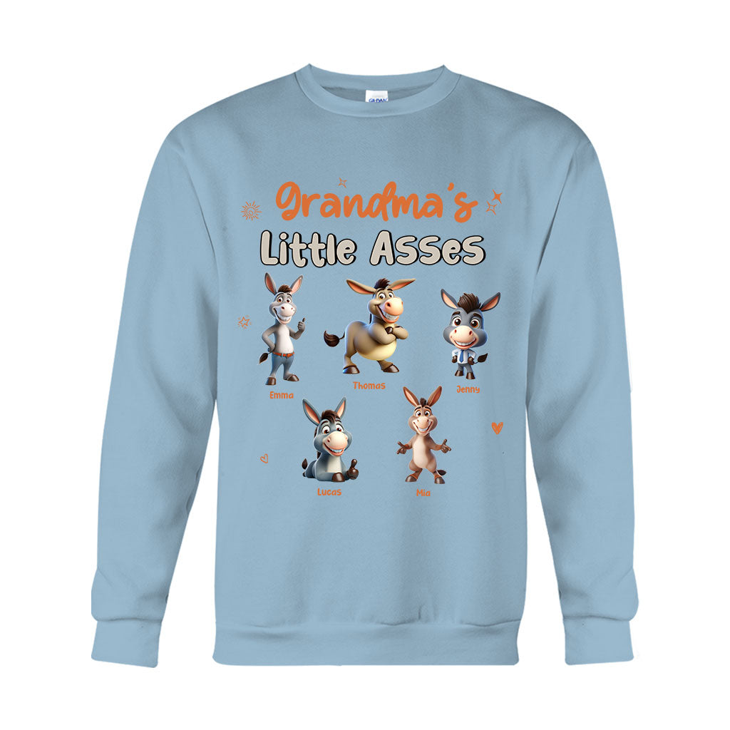 Grandma's Mom's Any Title Little Cuties - Personalized Grandma T-shirt And Hoodie