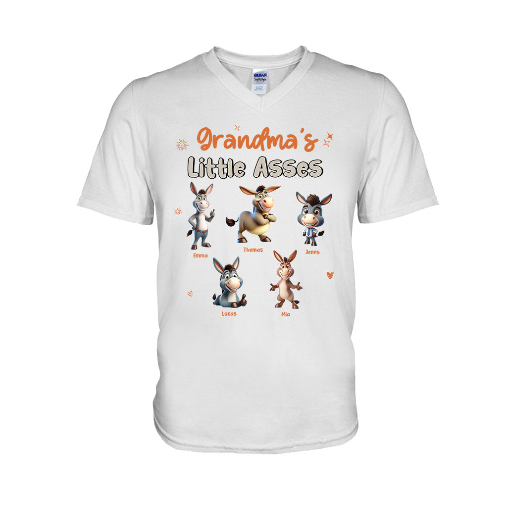 Grandma's Mom's Any Title Little Cuties - Personalized Grandma T-shirt And Hoodie