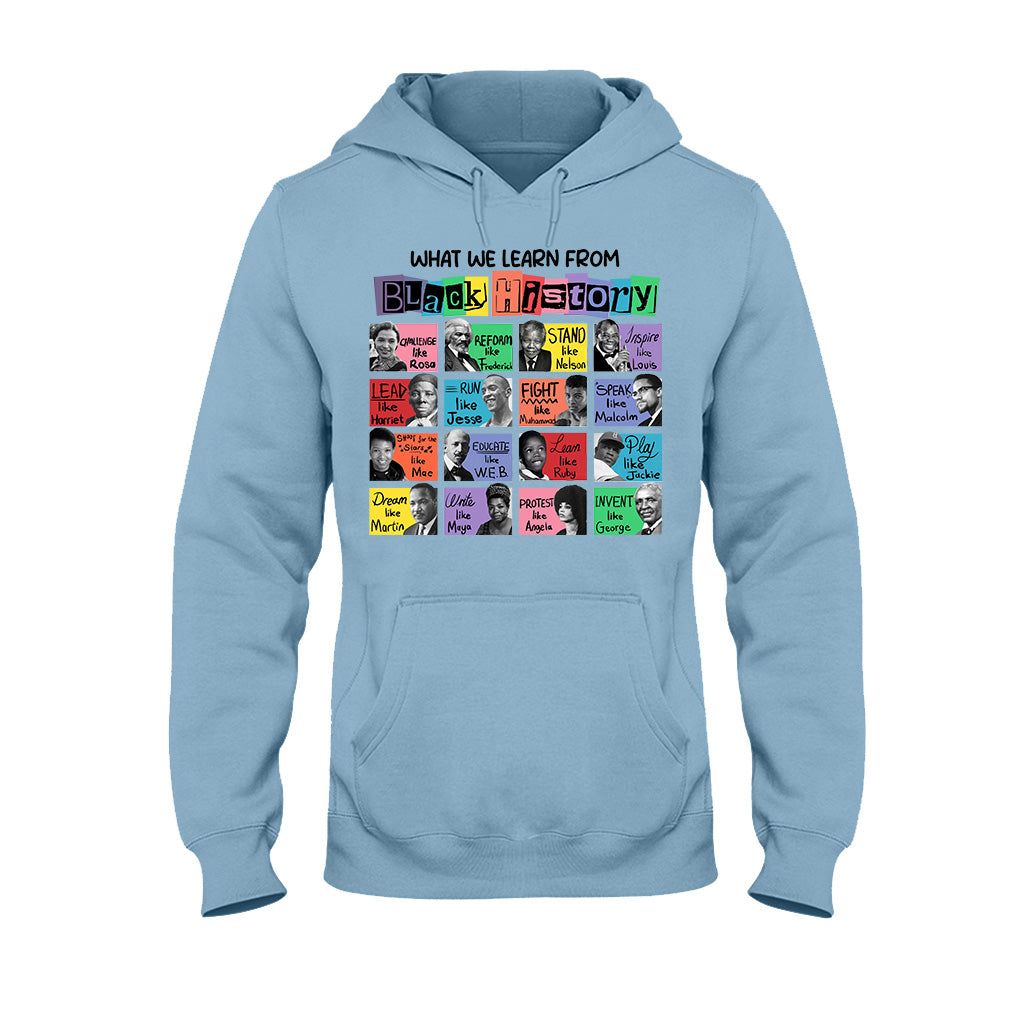Was wir aus der Geschichte der Schwarzen lernen – T-Shirt und Hoodie für Afroamerikaner