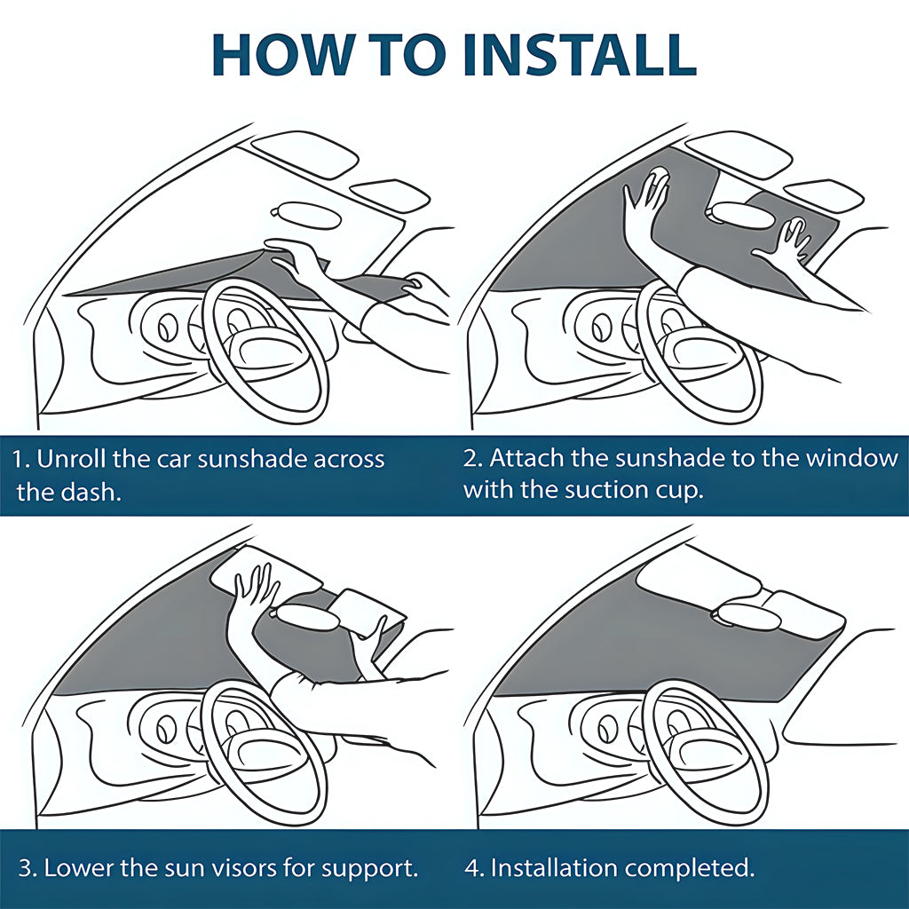 Steig ein, Verlierer – Sonnenschutz fürs Auto