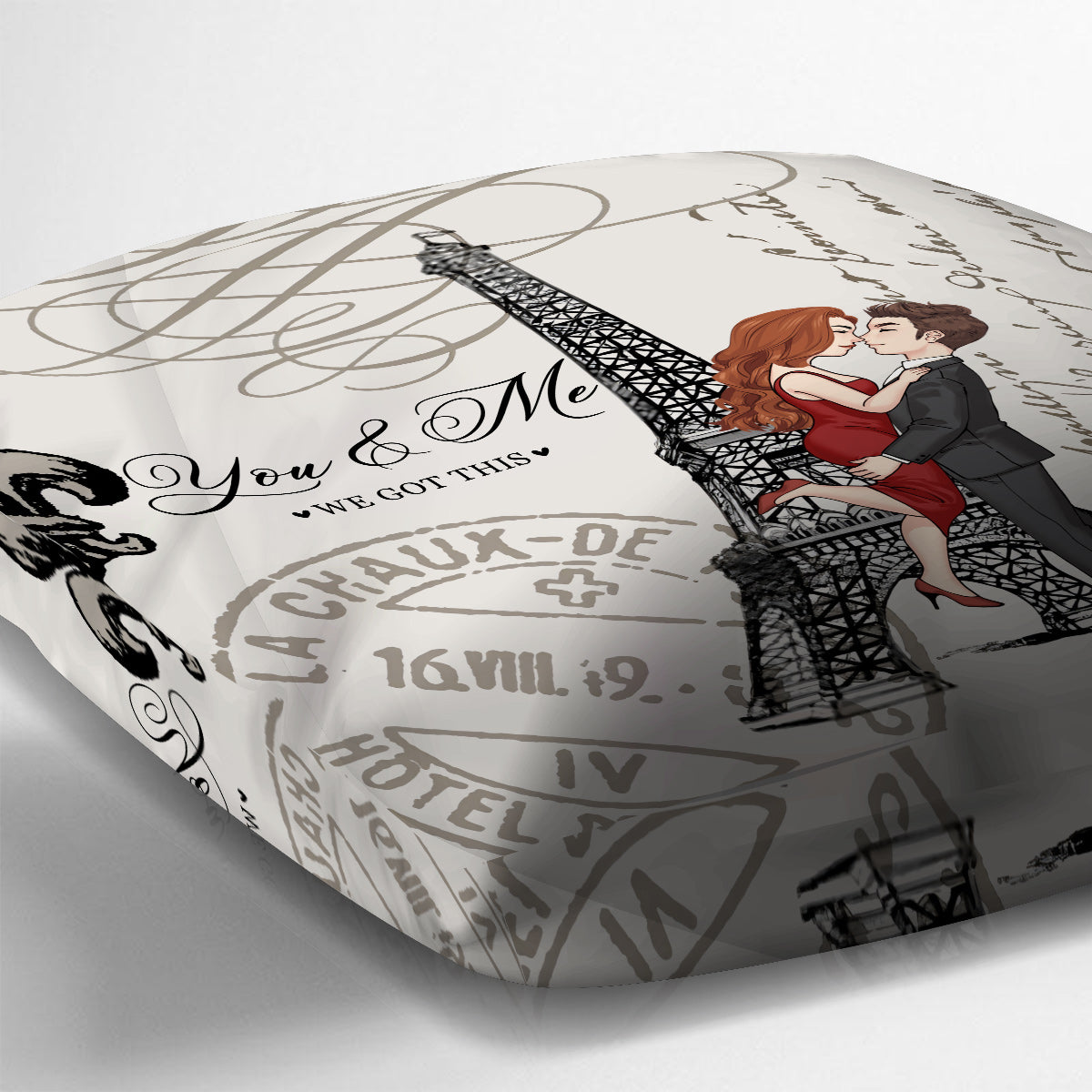 You & Me We Got This I'd Choose You - Personalized Couple Throw Pillow