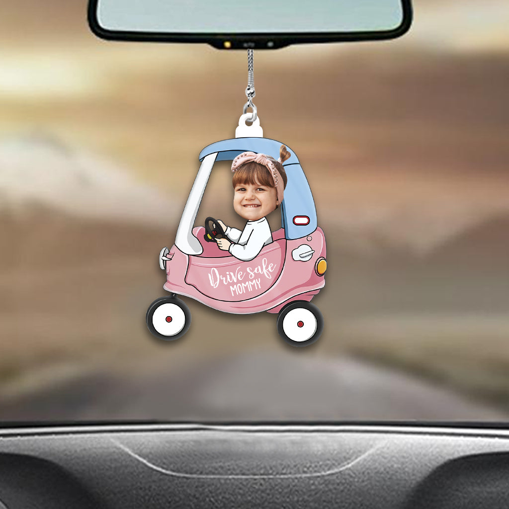 Drive Safe Daddy - Personalized Father Car Ornament