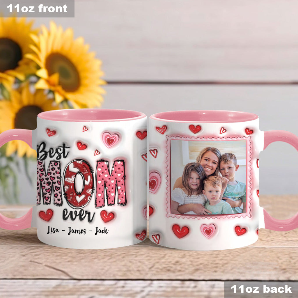 Best Mom Ever - Personalized Mother Accent Mug