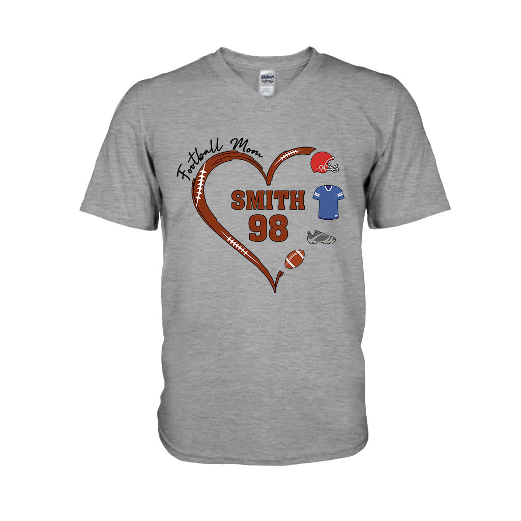 Fußballmama – Personalisiertes Fußball-T-Shirt und Hoodie