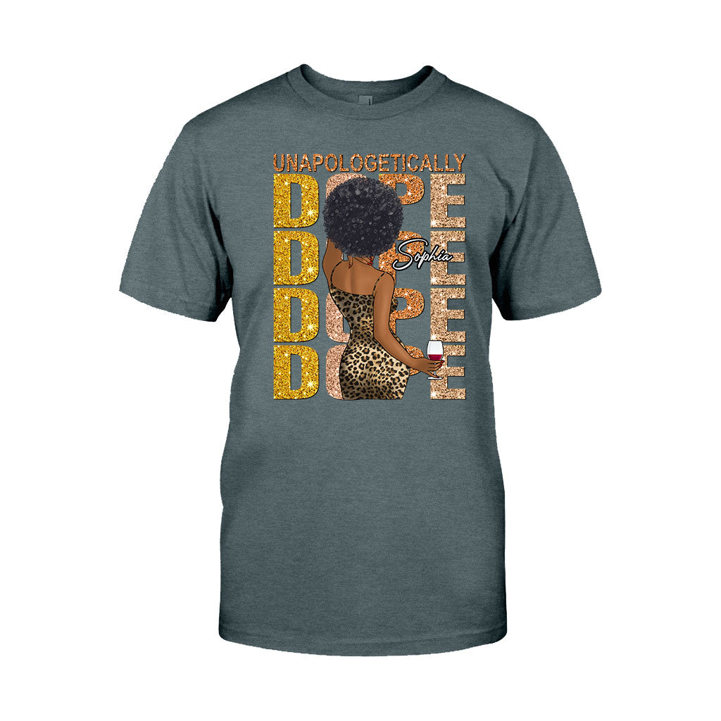 Unapologetically Dope - T-shirt et sweat à capuche personnalisés pour Afro-Américains