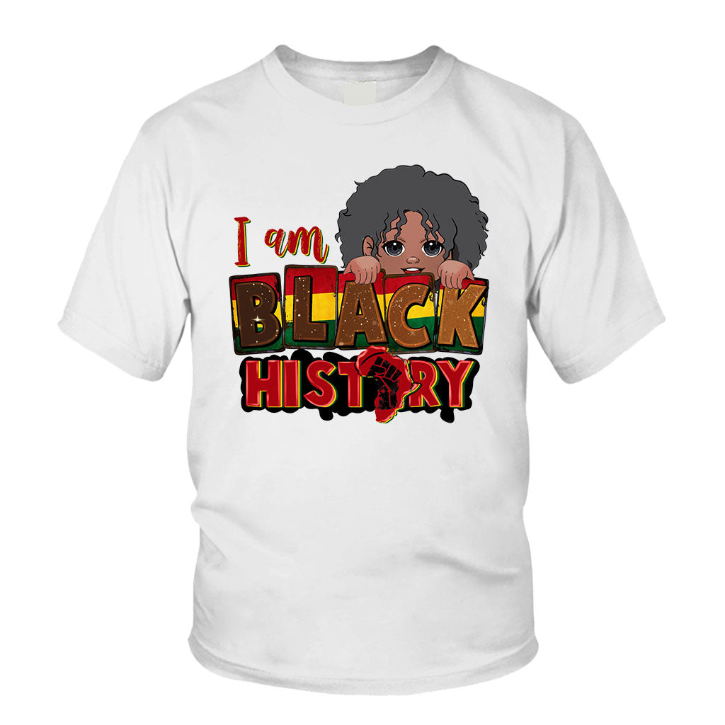 I Am Black History - Personalized African American T-shirt And Hoodie